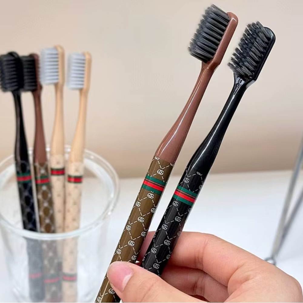 Bougie Toothbrush - Black, Brown, Cream